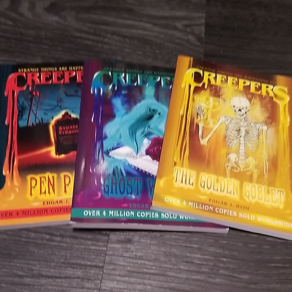 Creepers Book Lot - Pen Pal, Ghost Writer, The Golden Goblet